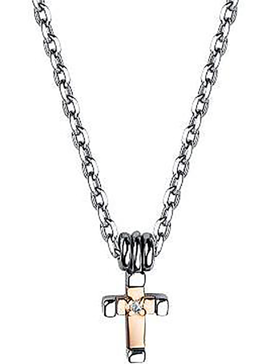 

Колье с 1 бриллиантом из серебра и золота Алкор серебро 06-2868_000Б-00, 06-2868_000Б-00