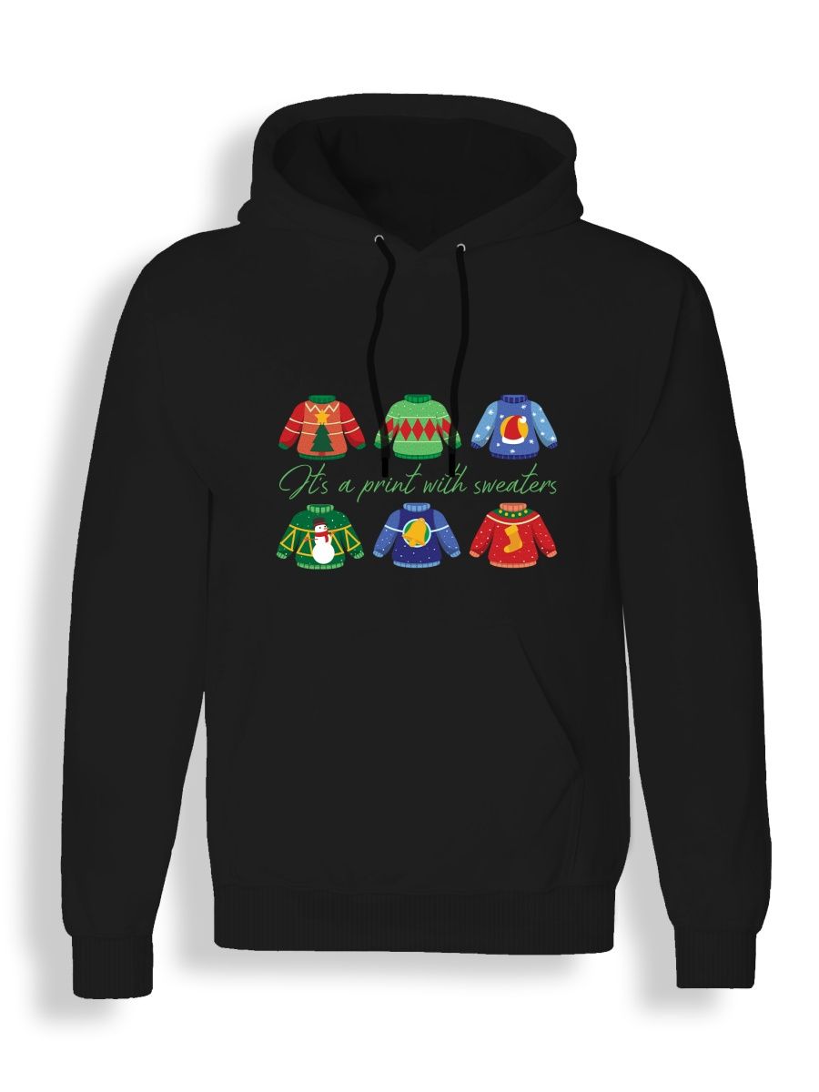 

Худи унисекс Каждому Своё Merry Christmas/Рождество/Новый год NY54 черное XL, Черный, "Merry Christmas/Рождество/Новый год" NY54