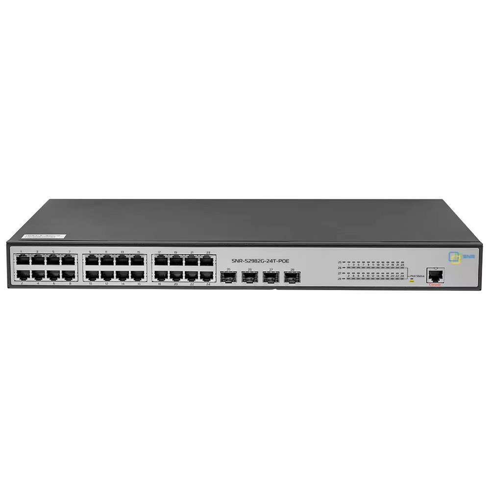 

Коммутатор SNR SNR-S2982G-24T-POE SNR-S2982G-24T--POE серый, SNR-S2982G-24T-POE