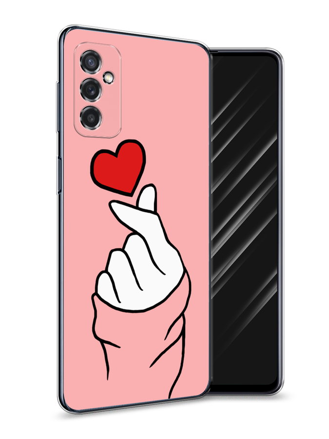 

Чехол Awog на Samsung Galaxy M52 / Самсунг M52 "Милое сердечко", Разноцветный, 2104350-7