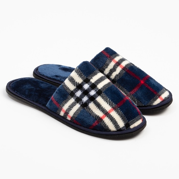 

Тапочки мужские Tap Moda 7888498 синие 40 RU, Синий, 7888498