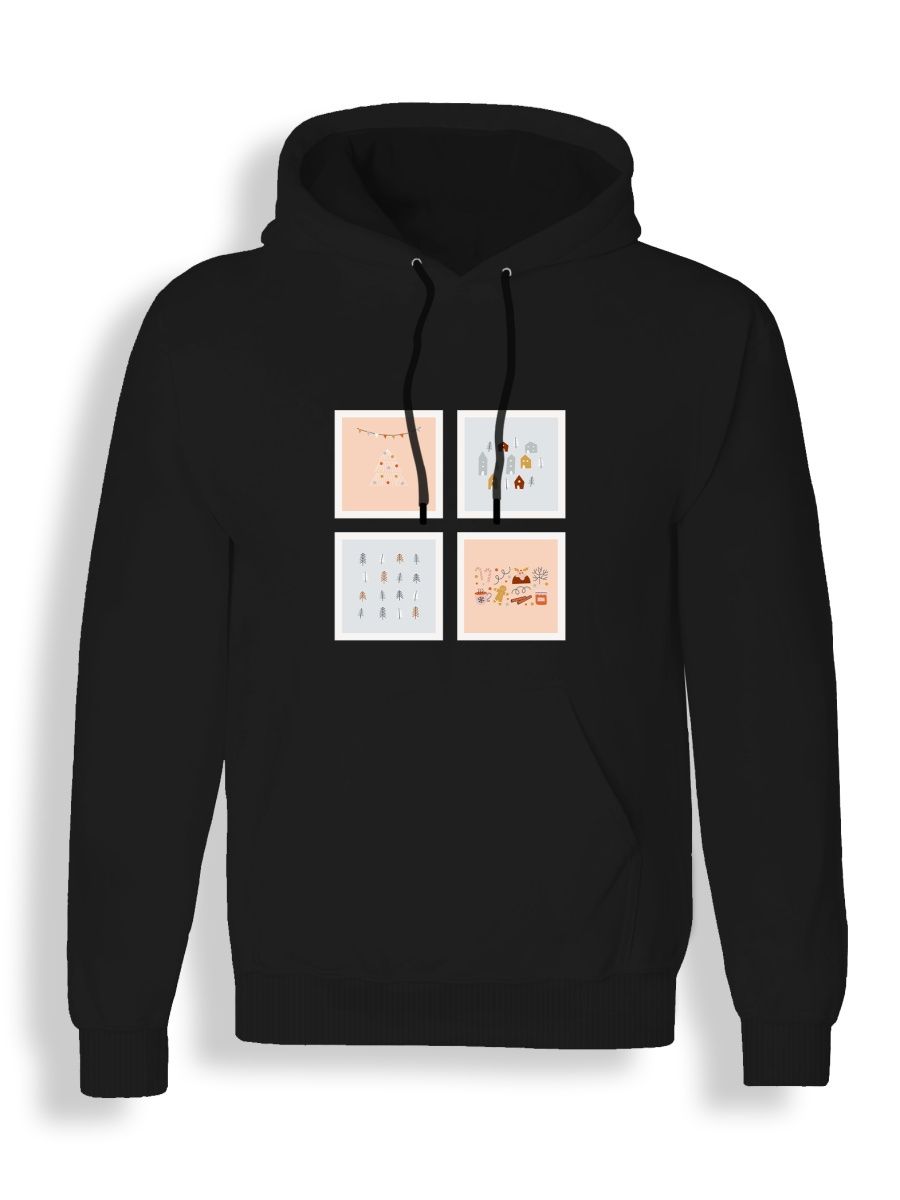

Худи унисекс Каждому Своё Merry Christmas/Рождество/Новый год NY60 черное 3XL, Черный, "Merry Christmas/Рождество/Новый год" NY60