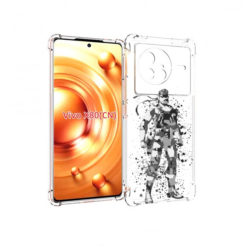 

Чехол Mypads Metal Gear Solid Snakes Для Vivo X80, Прозрачный, Tocco