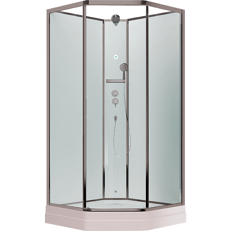 

Кабина душевая без гидромассажа Timo Premium 900*900*2220 мм ILMA-709