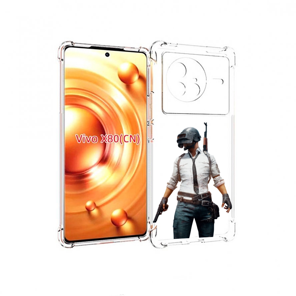 

Чехол Mypads Pubg-2 Для Vivo X80, Прозрачный, Tocco