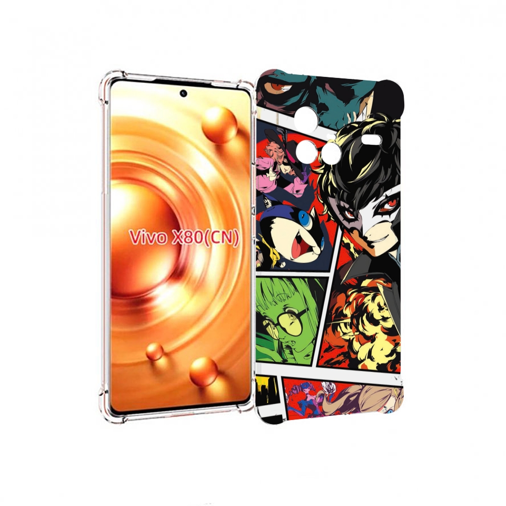 

Чехол Mypads Persona 5 Art Для Vivo X80, Прозрачный, Tocco
