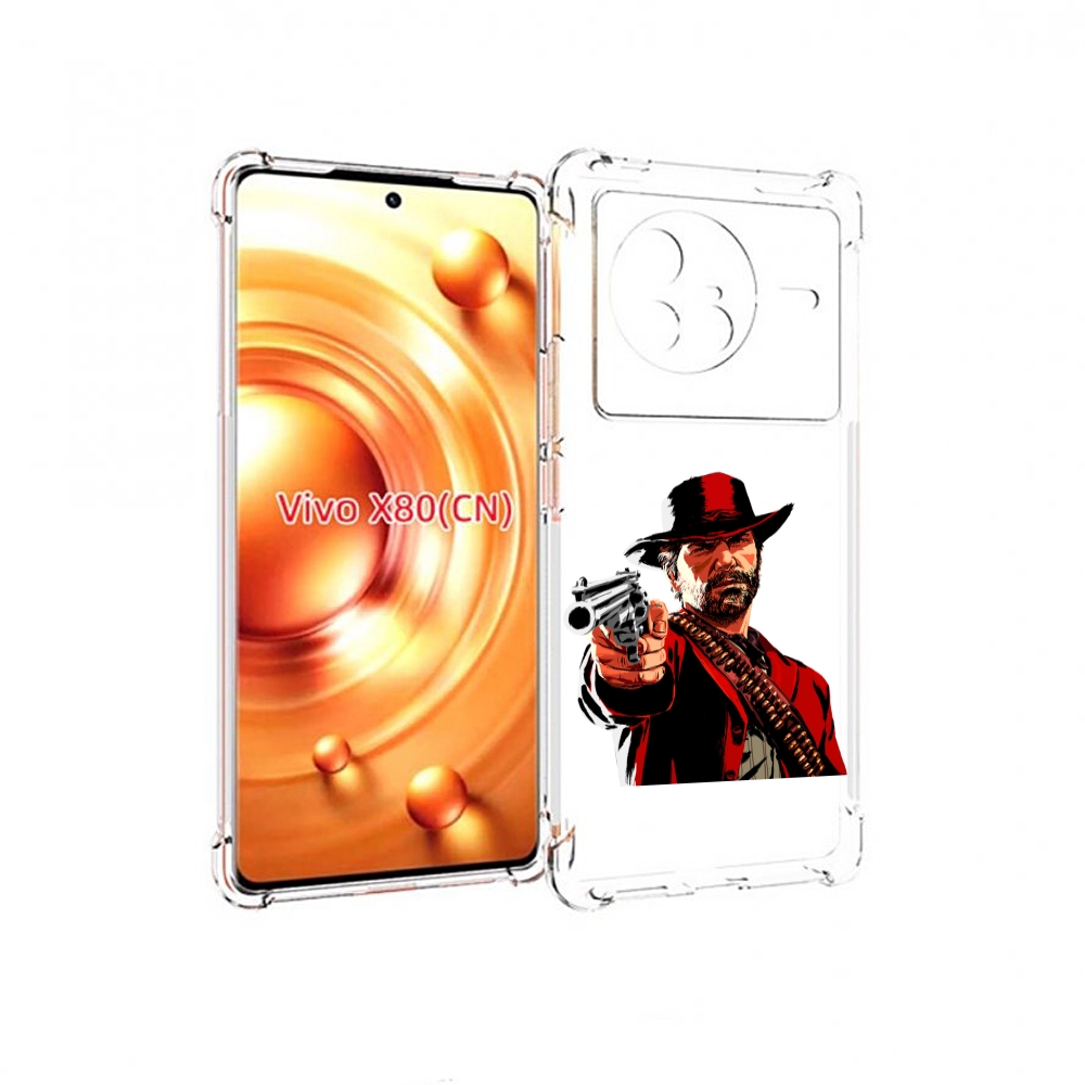 

Чехол Mypads Red-Dead-Redemption-2-Рдр-2 Для Vivo X80, Прозрачный, Tocco