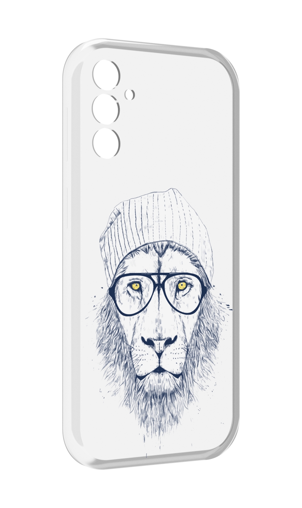 

Чехол MyPads хиппи лев для Samsung Galaxy M13, Прозрачный, Tocco