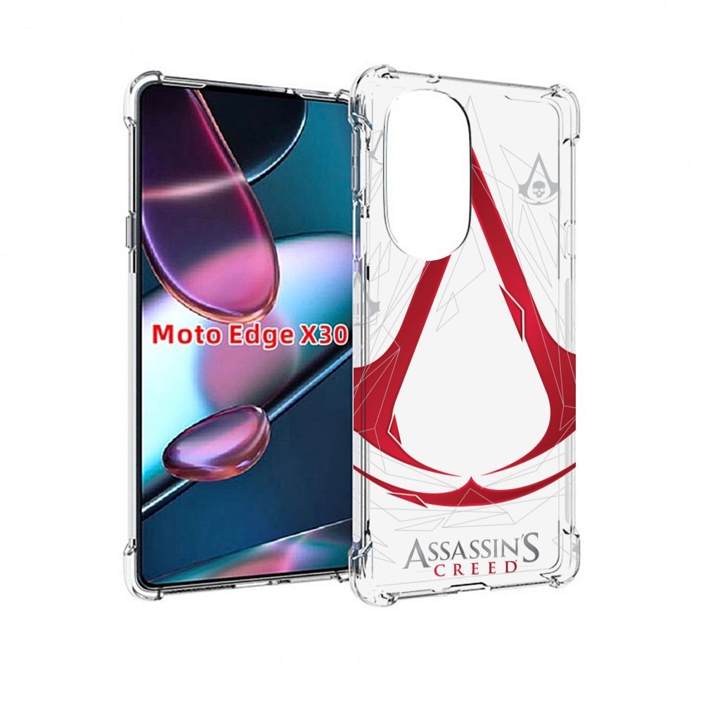

Чехол MyPads ассасин-крид-знак для Motorola Moto Edge X30, Прозрачный, Tocco