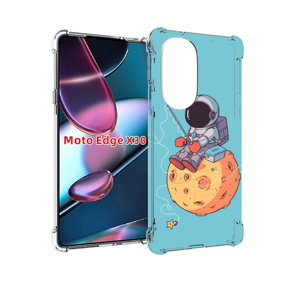 

Чехол MyPads астронавт ловит звезду для Motorola Moto Edge X30, Прозрачный, Tocco