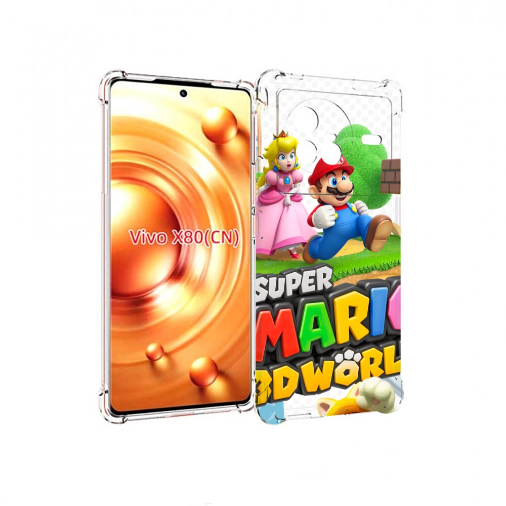

Чехол Mypads Super Mario 3D World Для Vivo X80, Прозрачный, Tocco