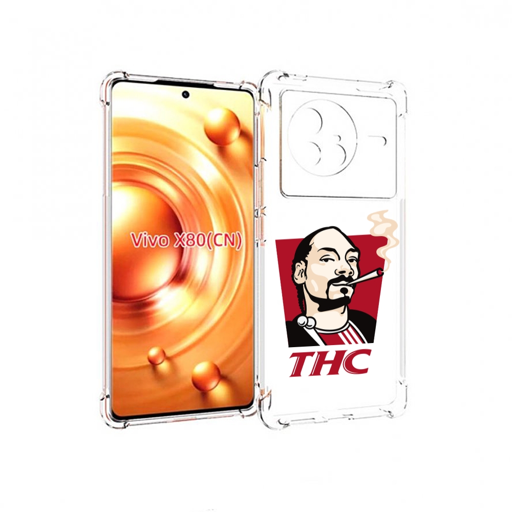 

Чехол MyPads THC для Vivo X80, Прозрачный, Tocco