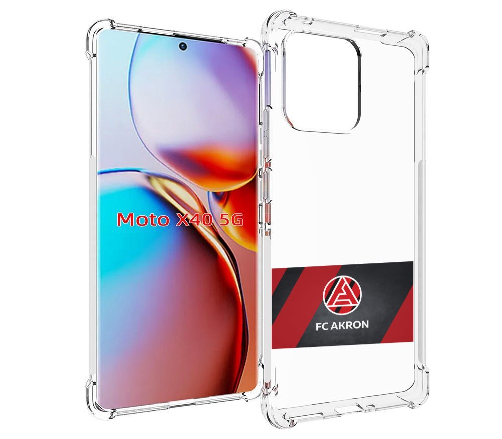 

Чехол MyPads фк акрон тольятти мужской для Motorola Moto X40, Прозрачный, Tocco