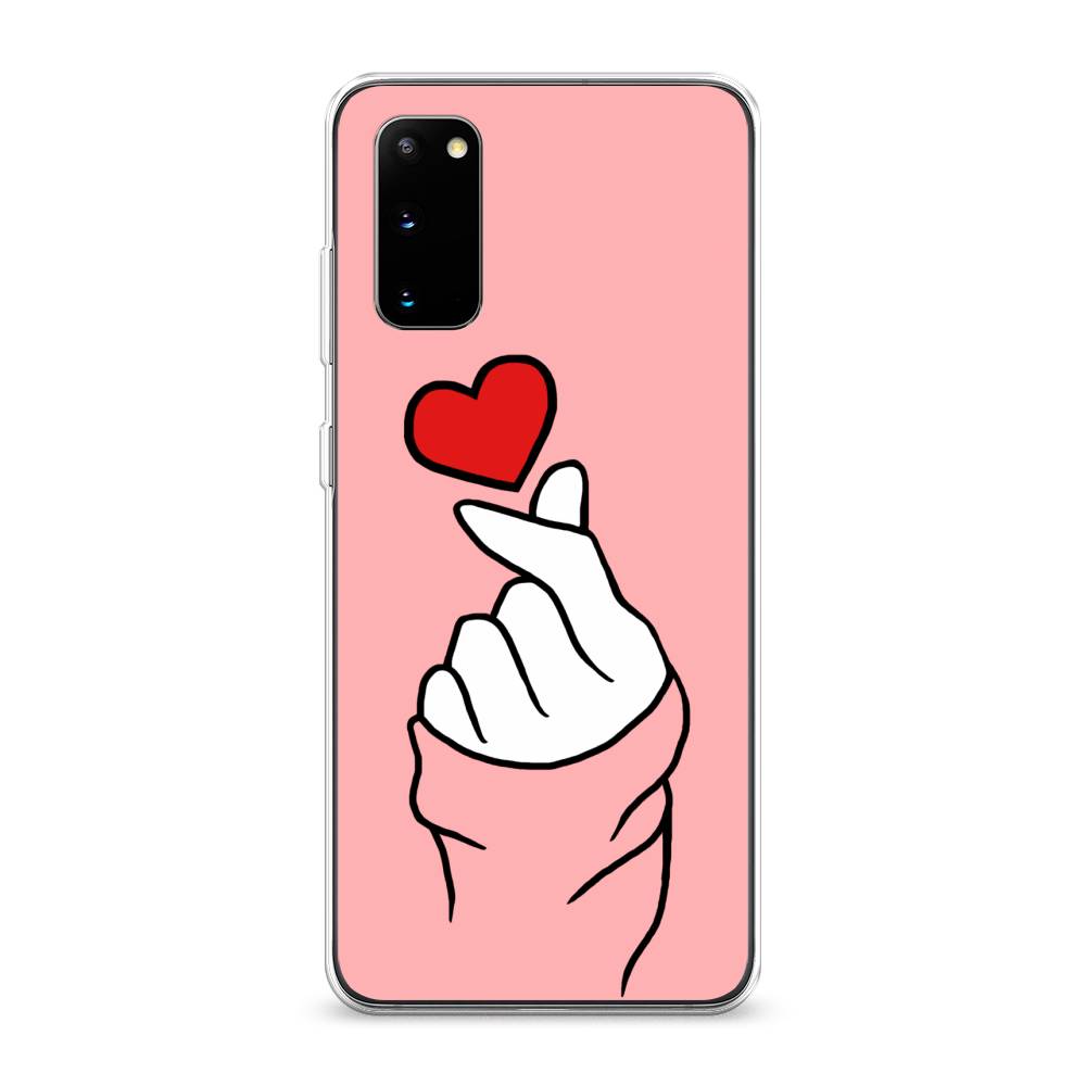 

Чехол Awog на Samsung Galaxy S20 "Милое сердечко", Разноцветный, 29250-7