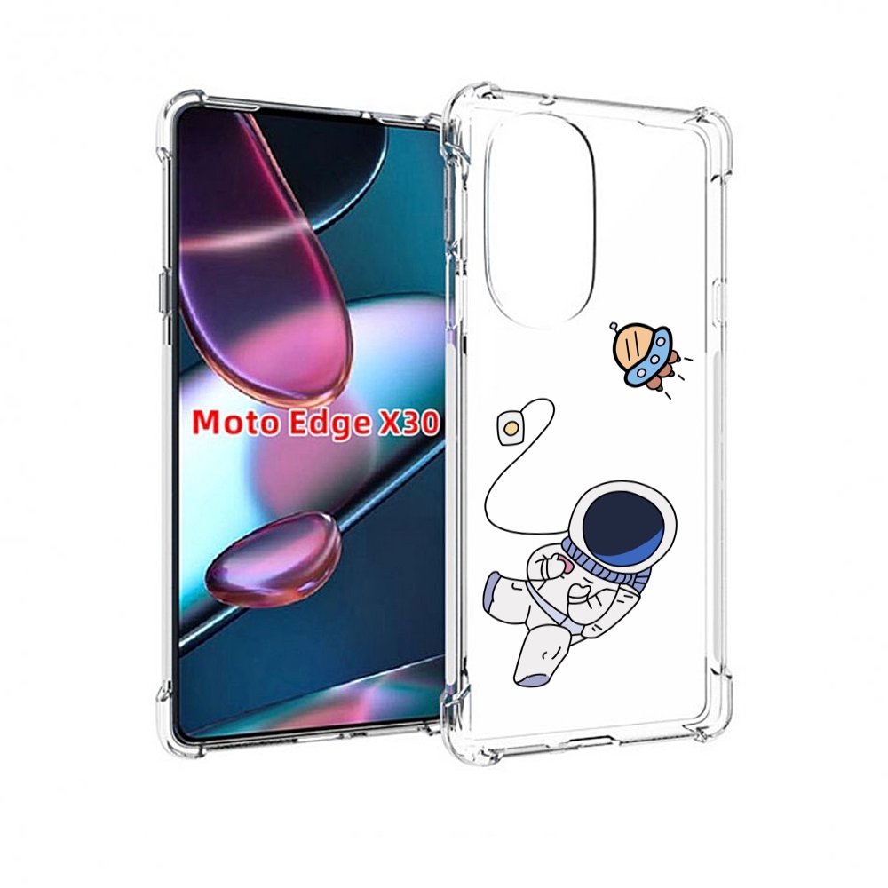 

Чехол MyPads астронавт для Motorola Moto Edge X30, Прозрачный, Tocco