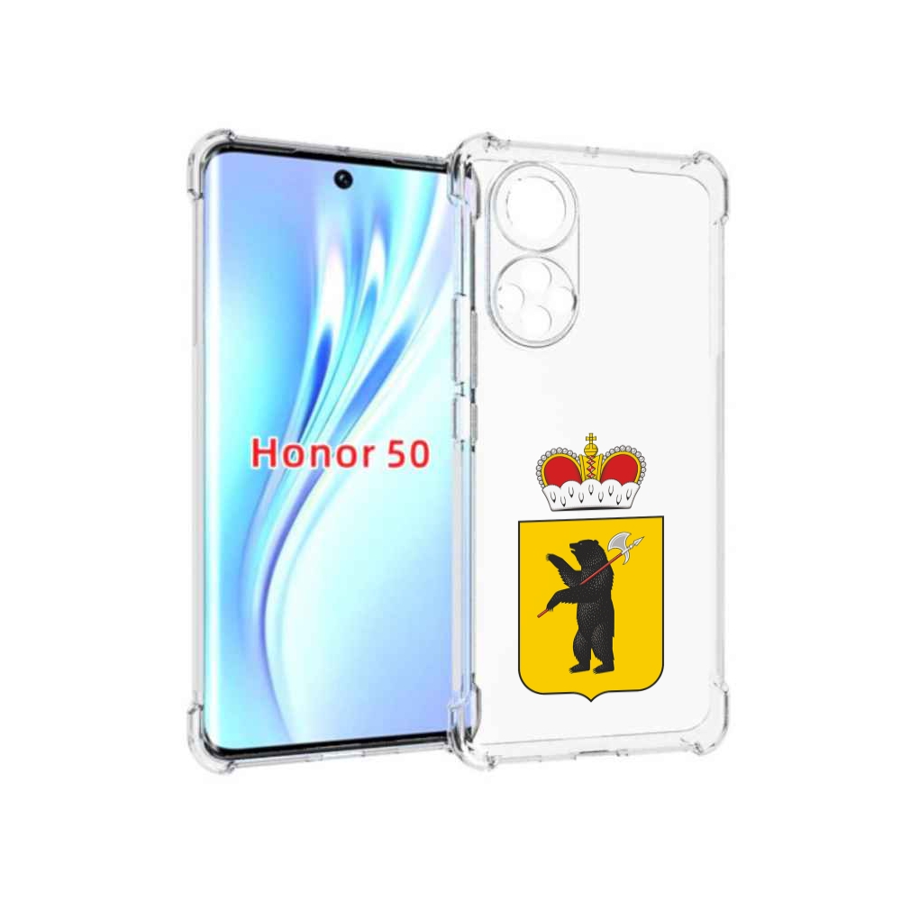

Чехол бампер MyPads герб-ярославская-область для Honor 50, Прозрачный, Tocco