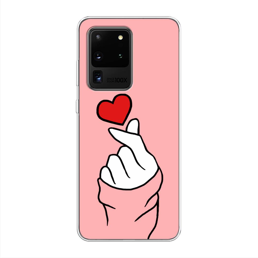 

Чехол Awog на Samsung Galaxy S20 Ultra "Милое сердечко", Разноцветный, 29450-7