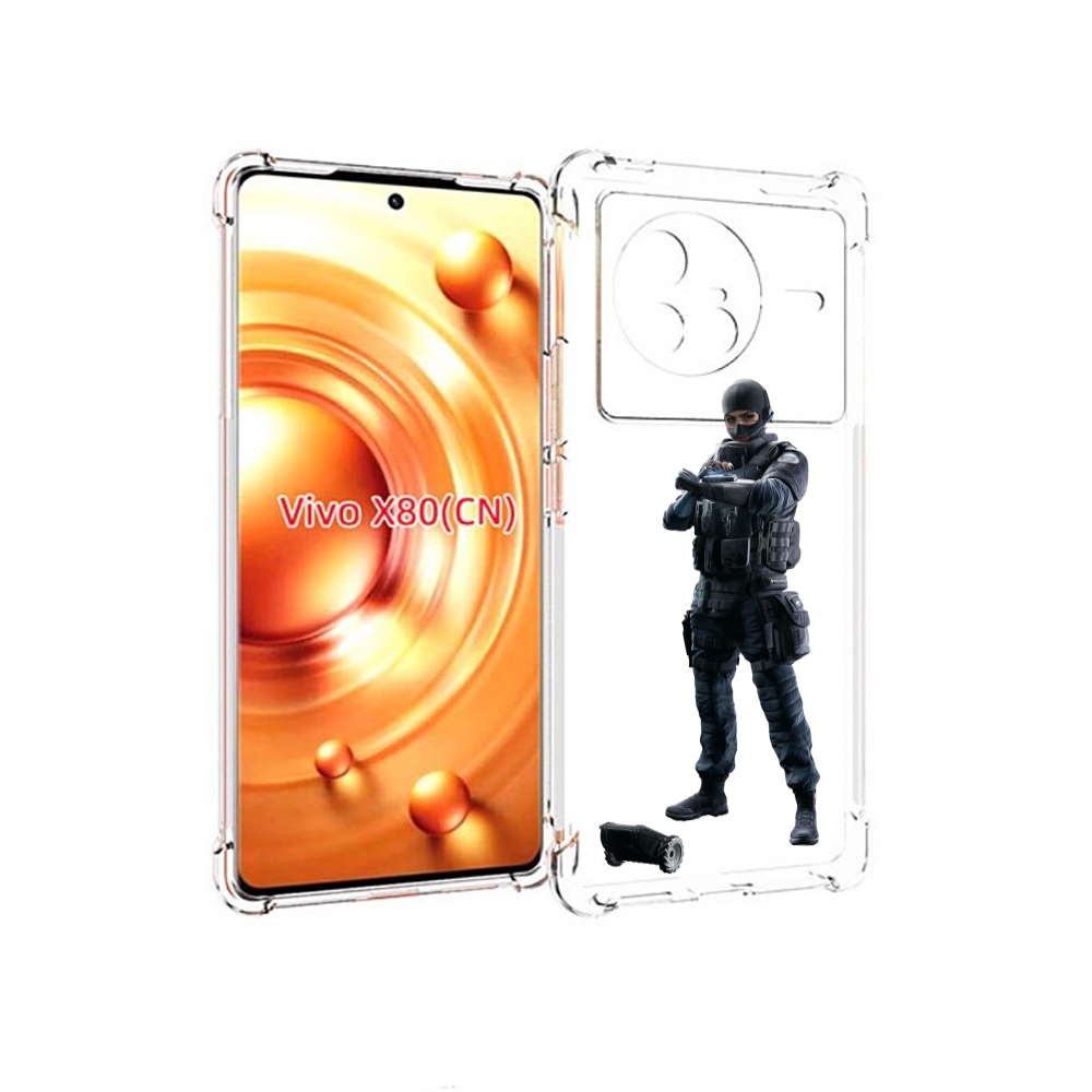 

Чехол Mypads Tom-Clancy'S-Rainbow-Six-1 Для Vivo X80, Прозрачный, Tocco