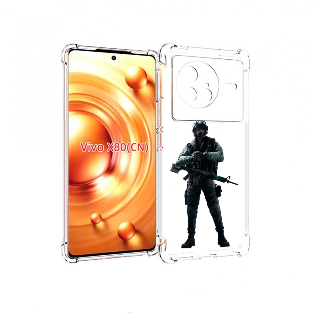 

Чехол Mypads Tom-Clancy'S-Rainbow-Six-2 Для Vivo X80, Прозрачный, Tocco
