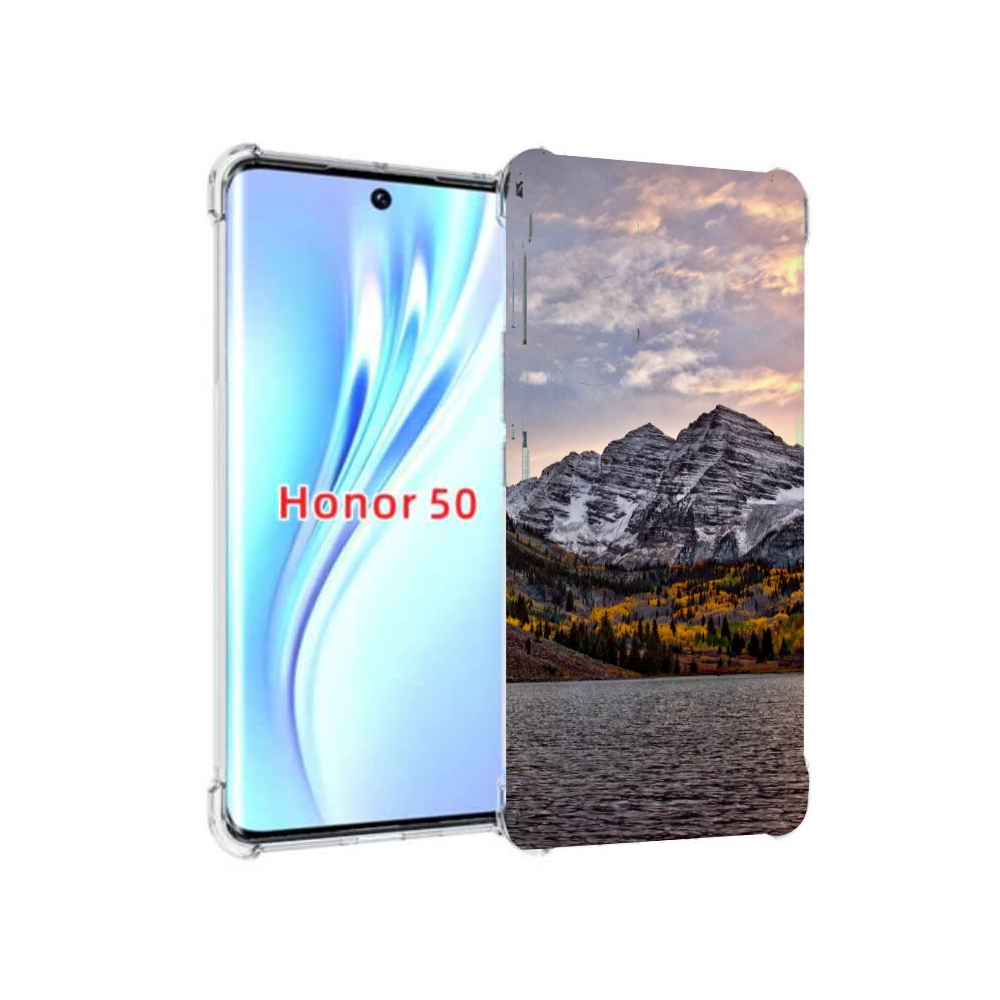 

Чехол бампер MyPads горы-колорадо для Honor 50, Прозрачный, Tocco