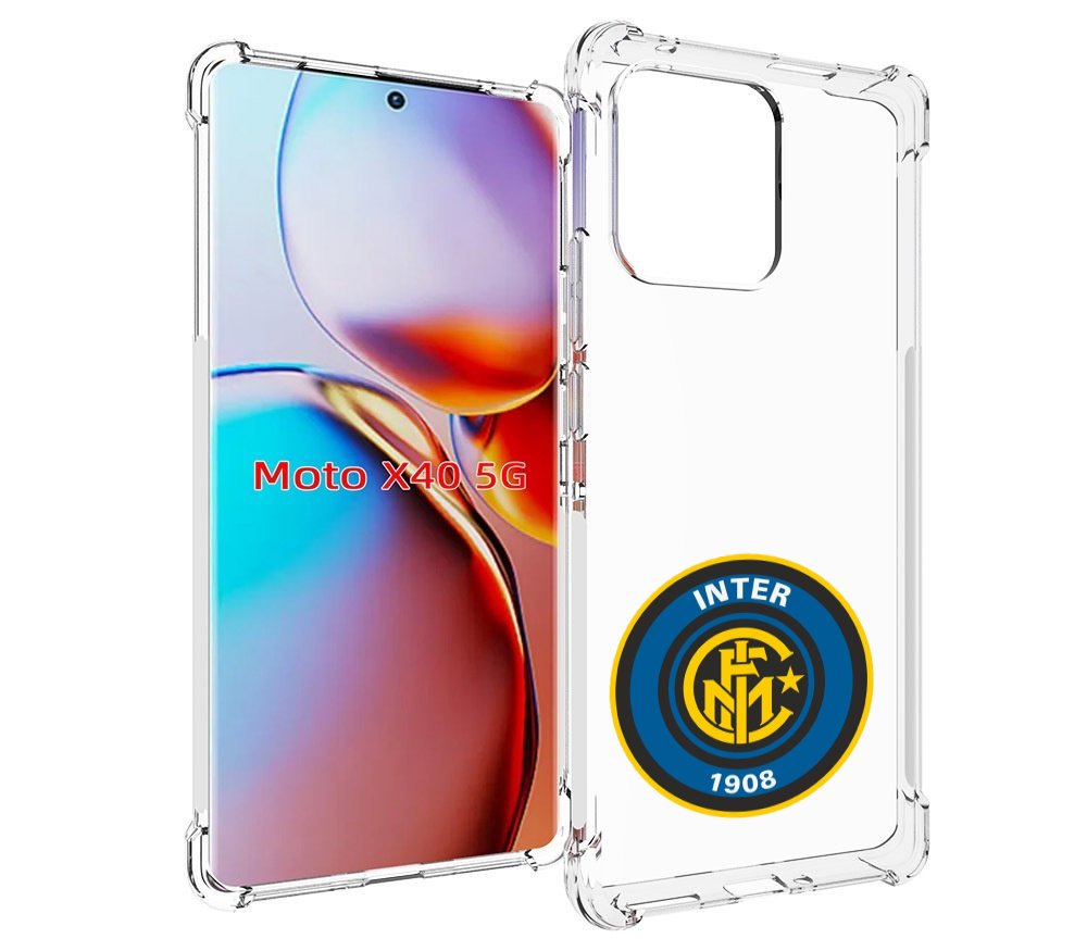 

Чехол MyPads фк интер мужской для Motorola Moto X40, Прозрачный, Tocco