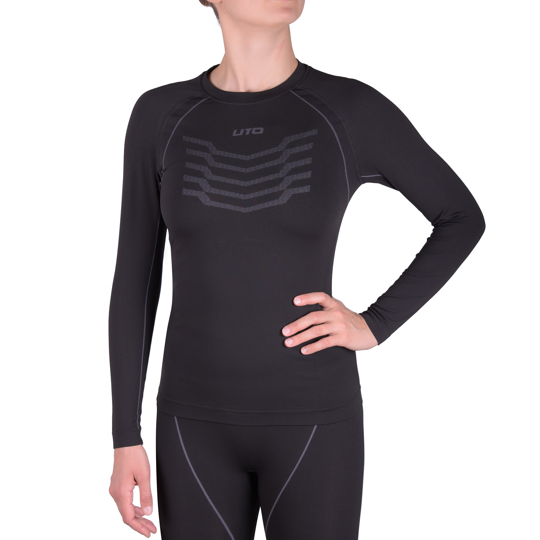 

Термобелье UTO комплект Sports 4.0 Bamboo Charcoal W's 923201 р.S, Black/Purple, Фиолетовый;черный, Sports 4.0 Bamboo Charcoal W's