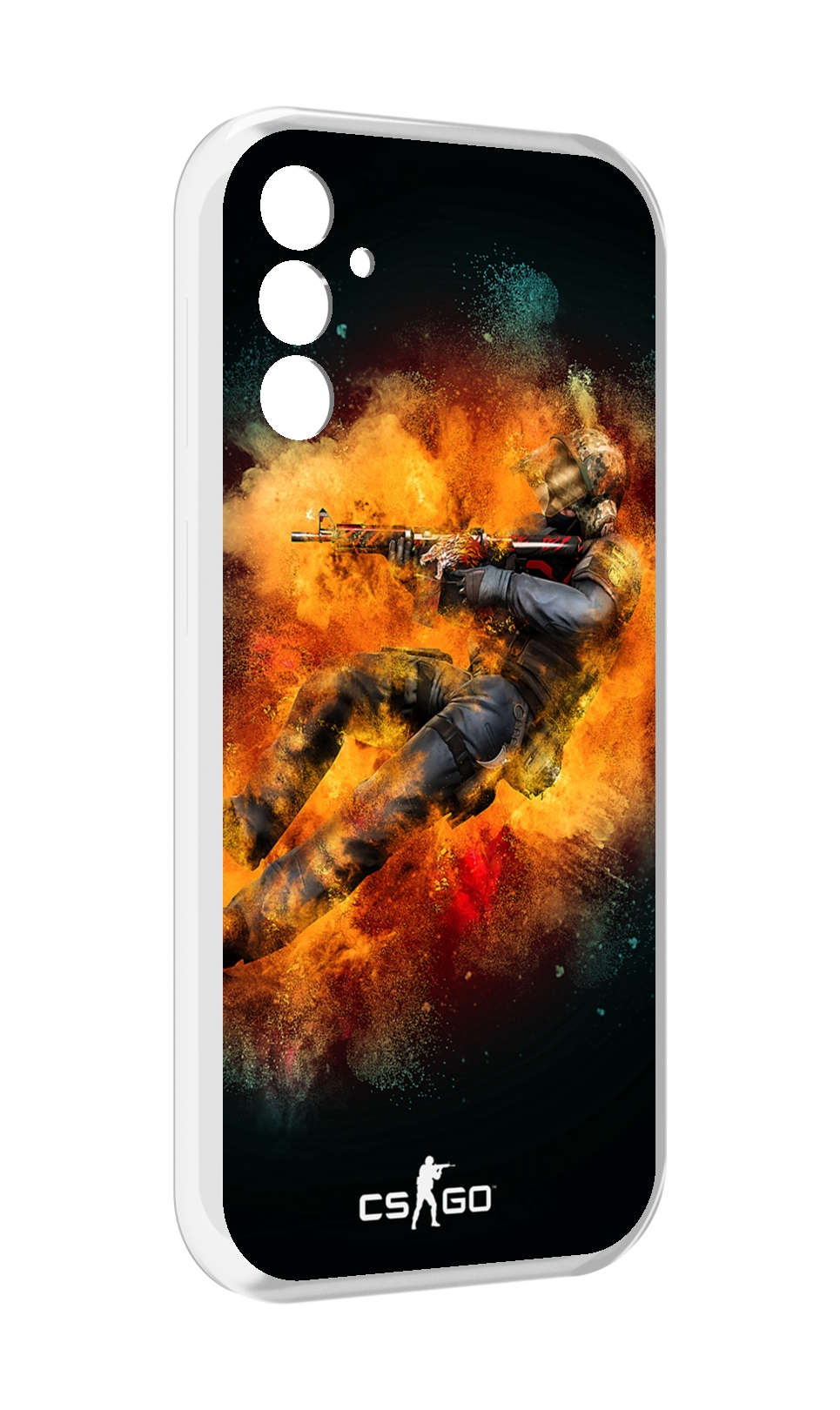 

Чехол MyPads CS-go Контр-террорист для Samsung Galaxy M13, Прозрачный, Tocco