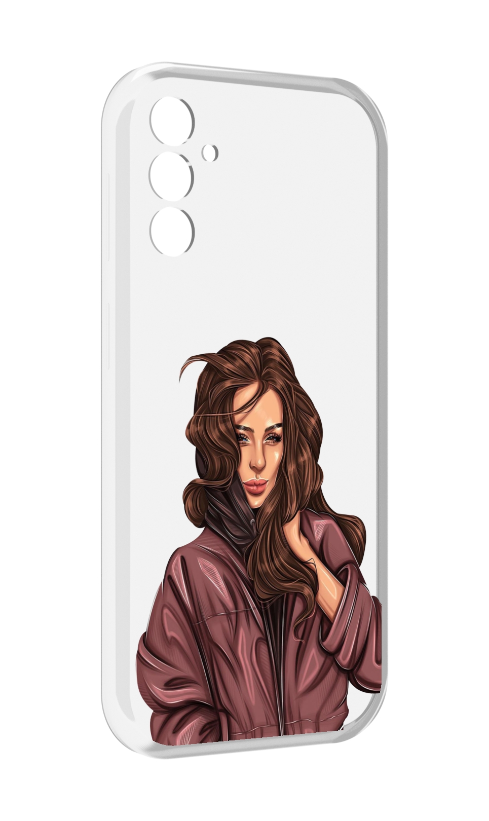 

Чехол MyPads Арт рисунок девушки для Samsung Galaxy M13, Прозрачный, Tocco