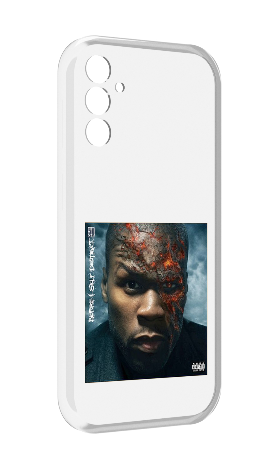 

Чехол MyPads 50 Cent - Before I Self Destruct мужской для Samsung Galaxy M13, Прозрачный, Tocco