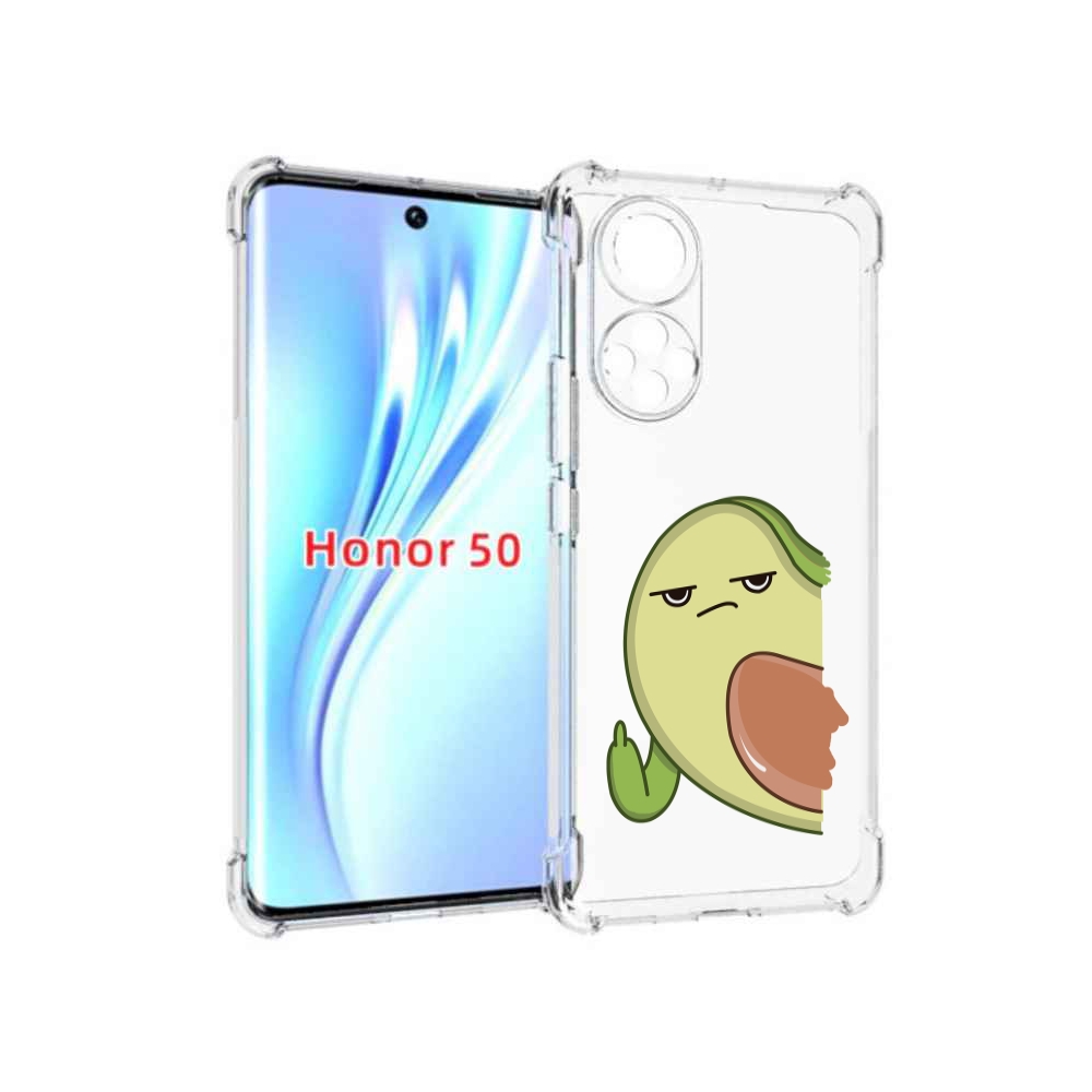 

Чехол бампер MyPads злой-авокадо для Honor 50, Прозрачный, Tocco