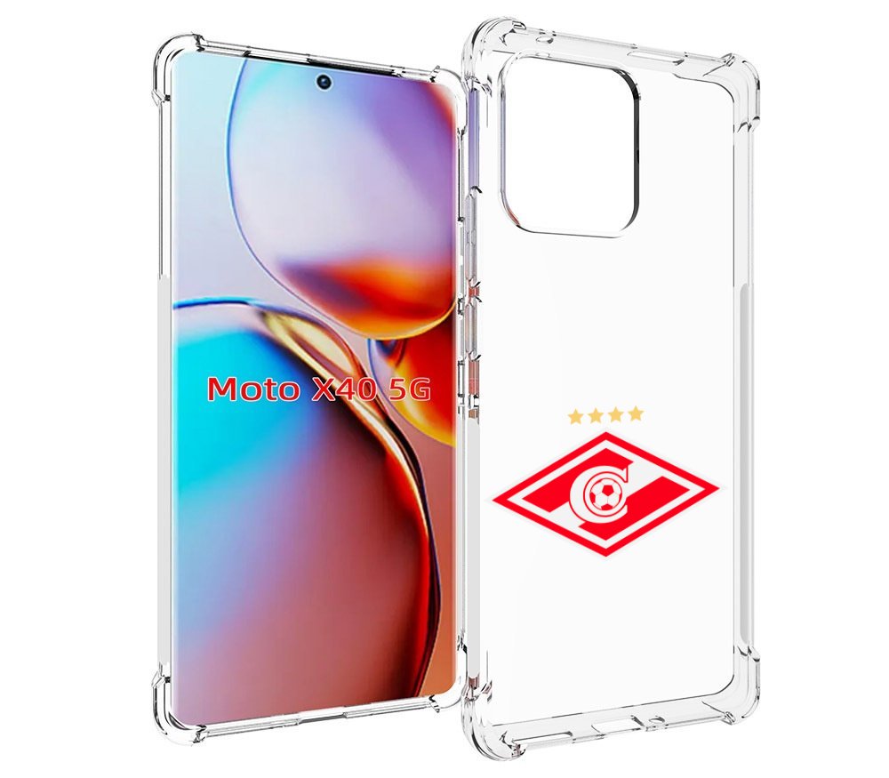 

Чехол MyPads фк спартак 1 для Motorola Moto X40, Прозрачный, Tocco
