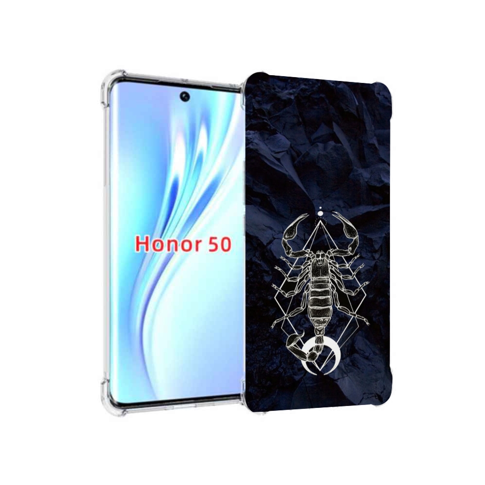 

Чехол бампер MyPads знак зодиака скорпион 3 для Honor 50, Прозрачный, Tocco