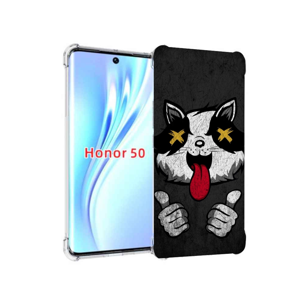 

Чехол бампер MyPads классный зверек для Honor 50, Прозрачный, Tocco
