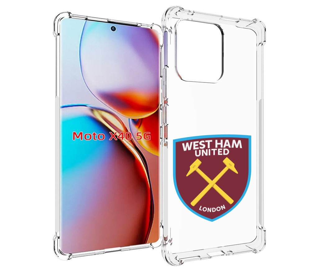 

Чехол MyPads фк-вест-хем-2 для Motorola Moto X40, Прозрачный, Tocco