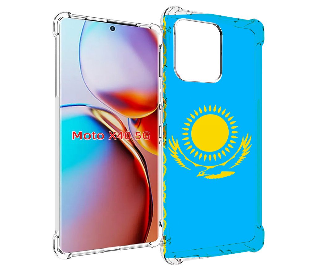 

Чехол MyPads флаг Казахстана-1 для Motorola Moto X40, Прозрачный, Tocco