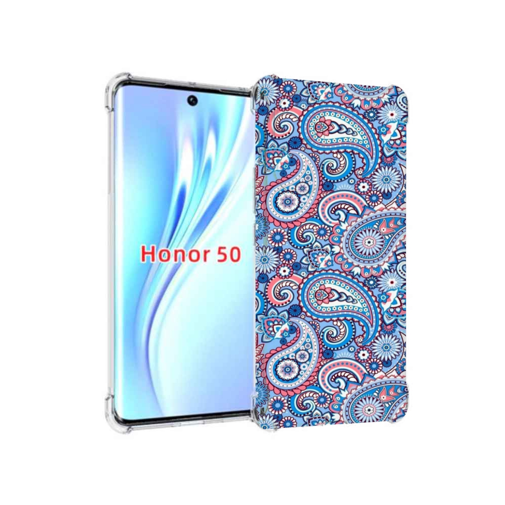 

Чехол бампер MyPads красивый голубой арнамент для Honor 5, Прозрачный, Tocco
