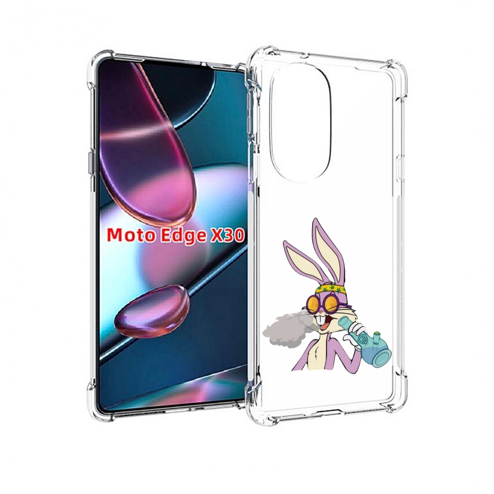

Чехол MyPads бакс-банни-любитель-подымить для Motorola Moto Edge X30, Прозрачный, Tocco