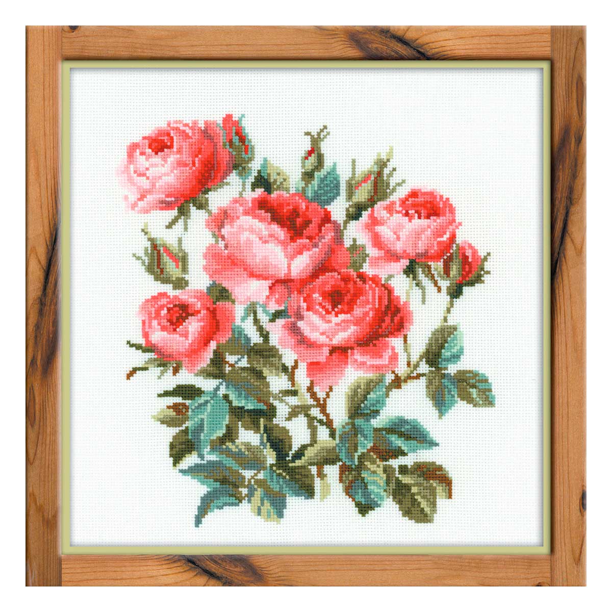 

Набор для вышивания Риолис Садовые розы, 1046, 40*40 см, Садовые розы