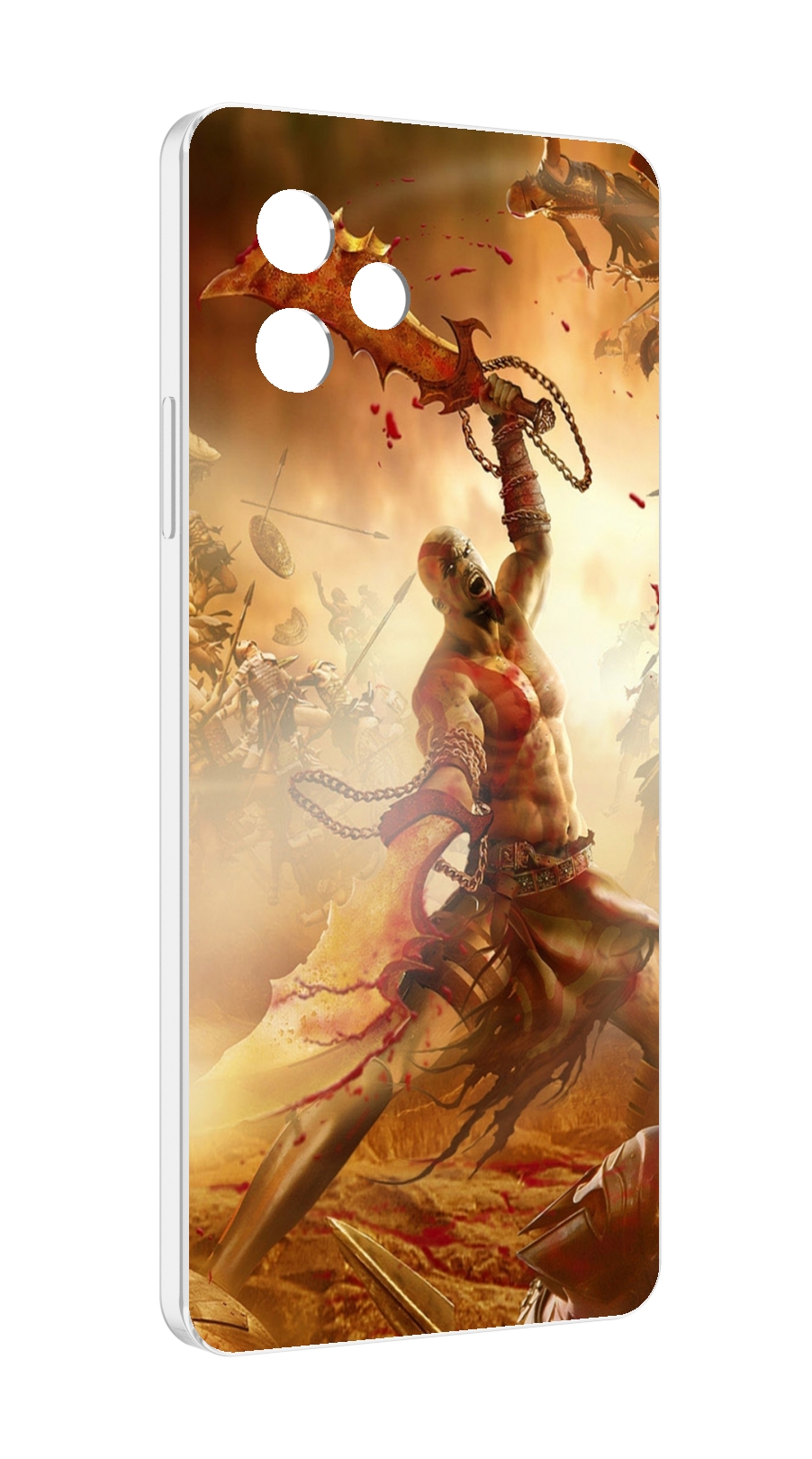 Чехол MyPads God Of War III для Huawei Nova Y61 / Huawei Enjoy 50z