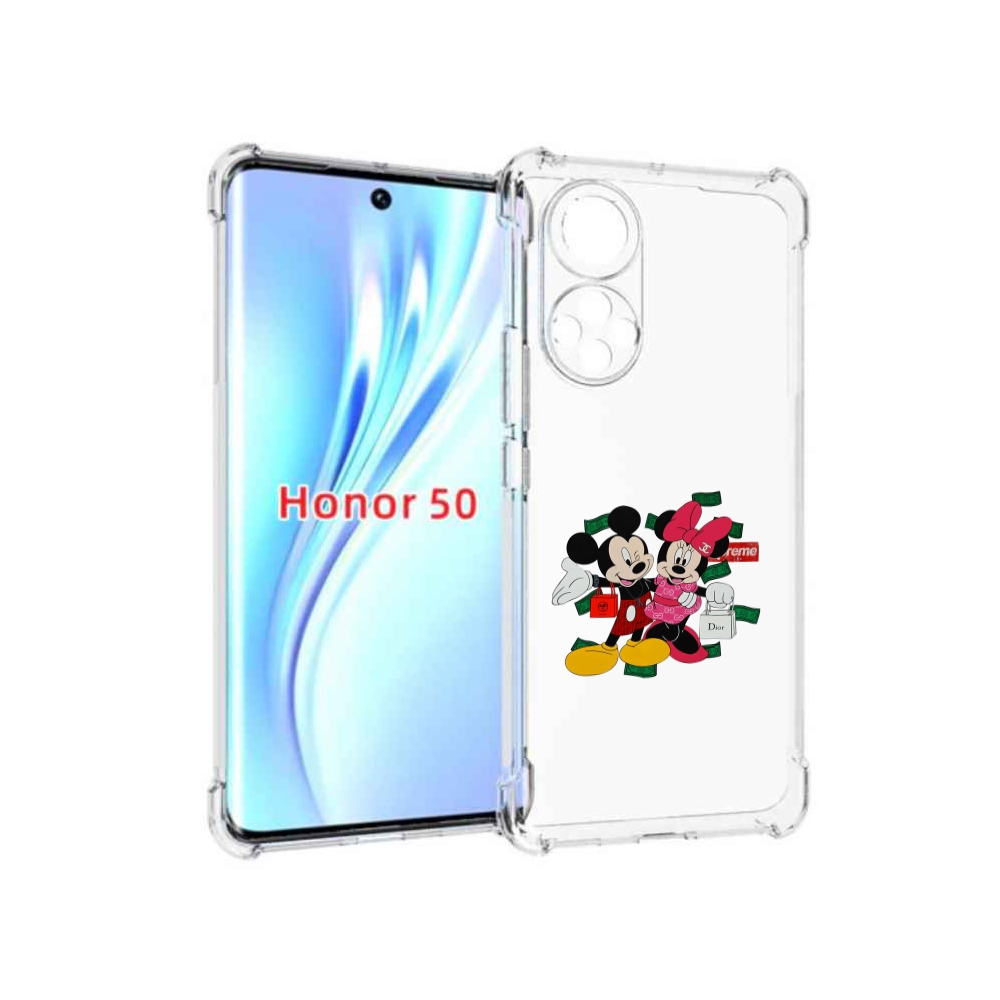 

Чехол бампер MyPads модные-микки-маус детский для Honor 5, Прозрачный, Tocco