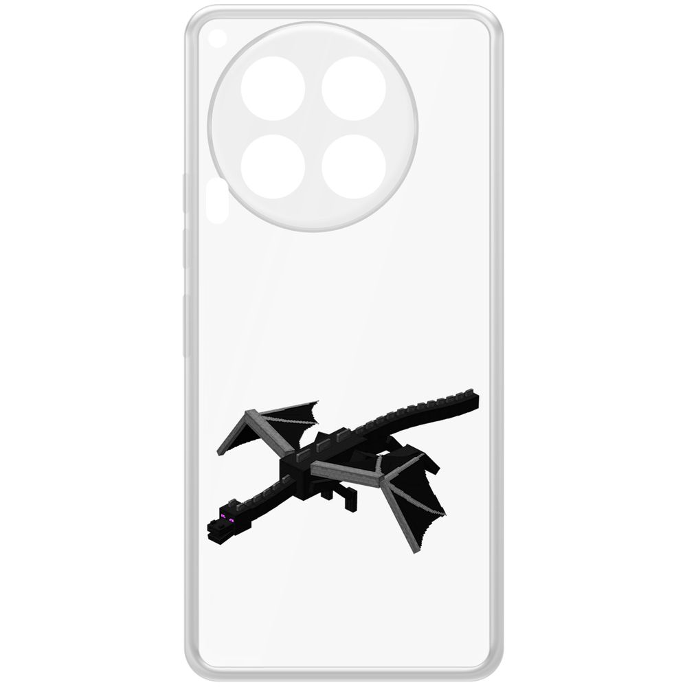 

Чехол-накладка Krutoff Clear Case Minecraft-Дракон Края для TECNO Camon 30 5G, Прозрачный