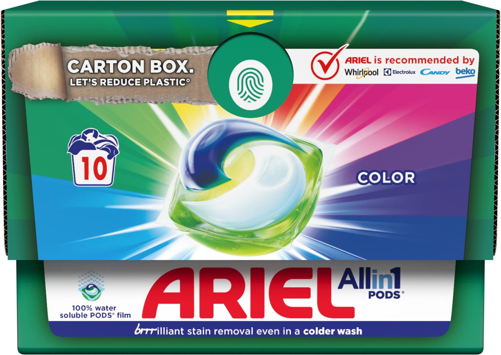 фото Капсулы для стирки ariel color 10 шт