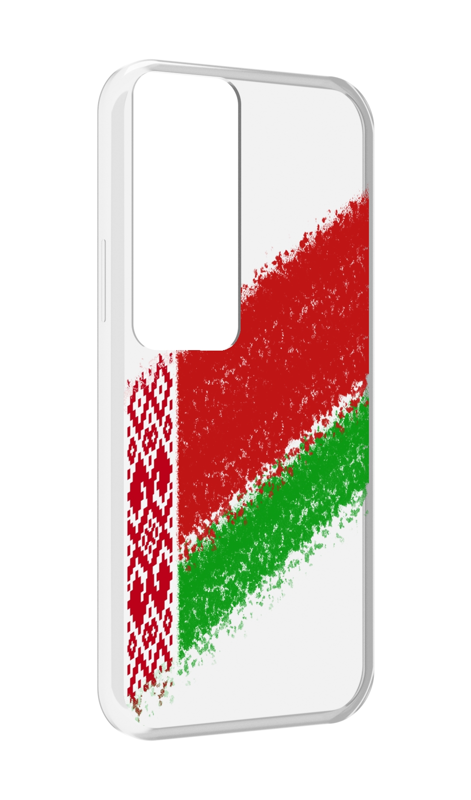 

Чехол MyPads флаг Белорусии мужской для Tecno Pova Neo 2, Прозрачный, Tocco