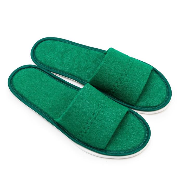 

Тапочки мужские NoBrand 7114260 зеленые 42-45 RU, 7114260