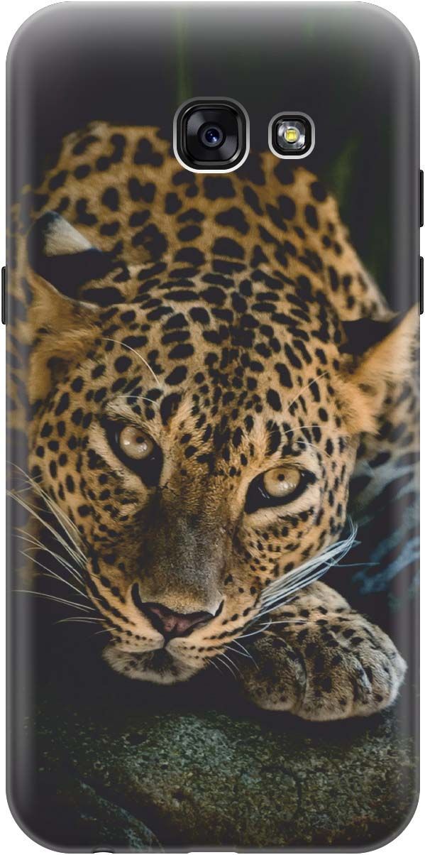 

Чехол на Samsung Galaxy A5 (2017) с принтом "Загадочный леопард", Коричневый;оранжевый, 870