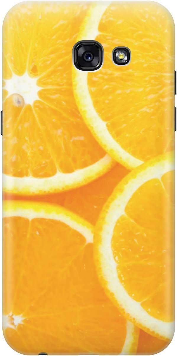 

Силиконовый чехол на Samsung Galaxy A5 (2017) с принтом "Апельсины", Оранжевый, 870