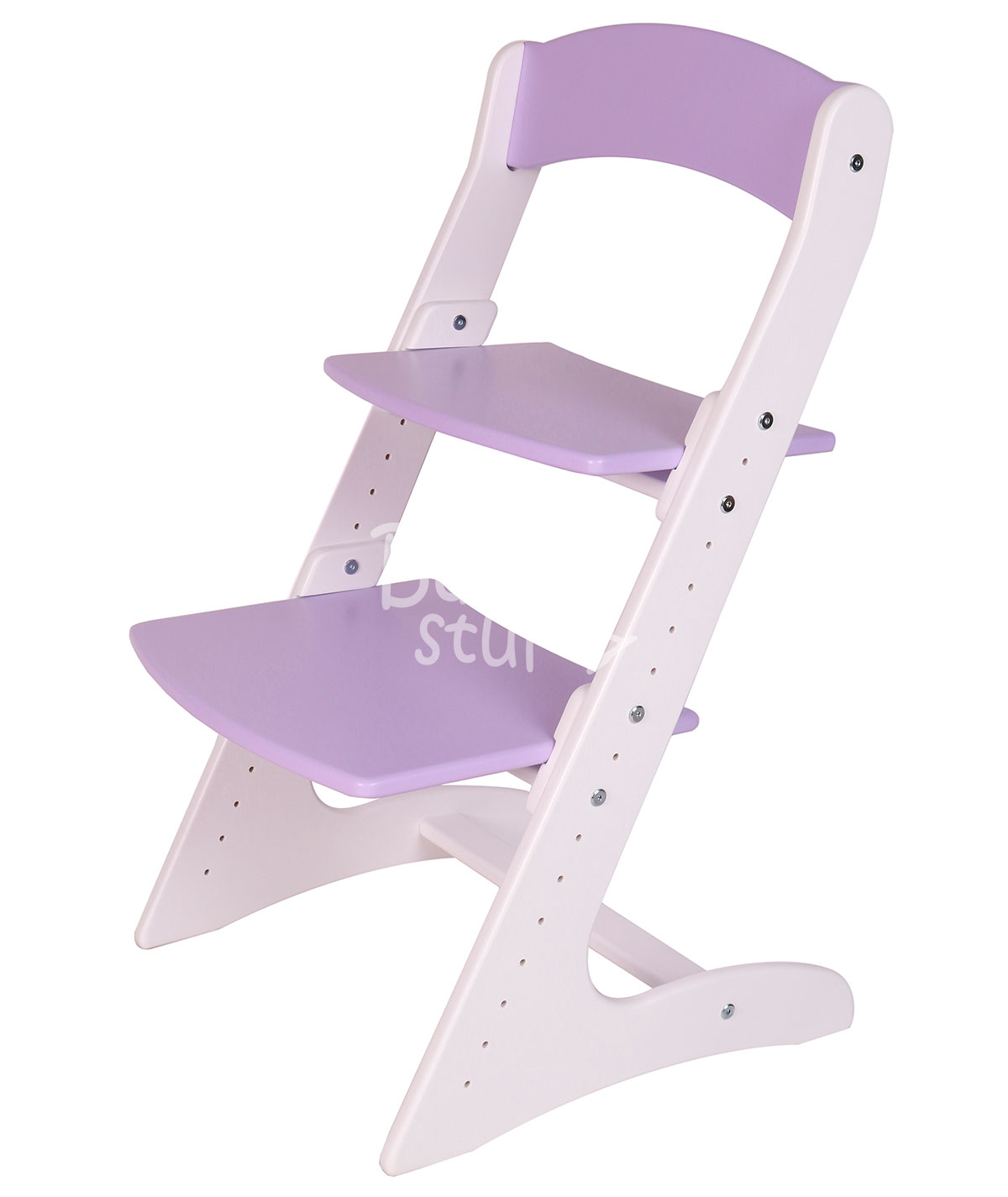 

Растущий стул для детей Babystul Бело-фиолетовый, BS