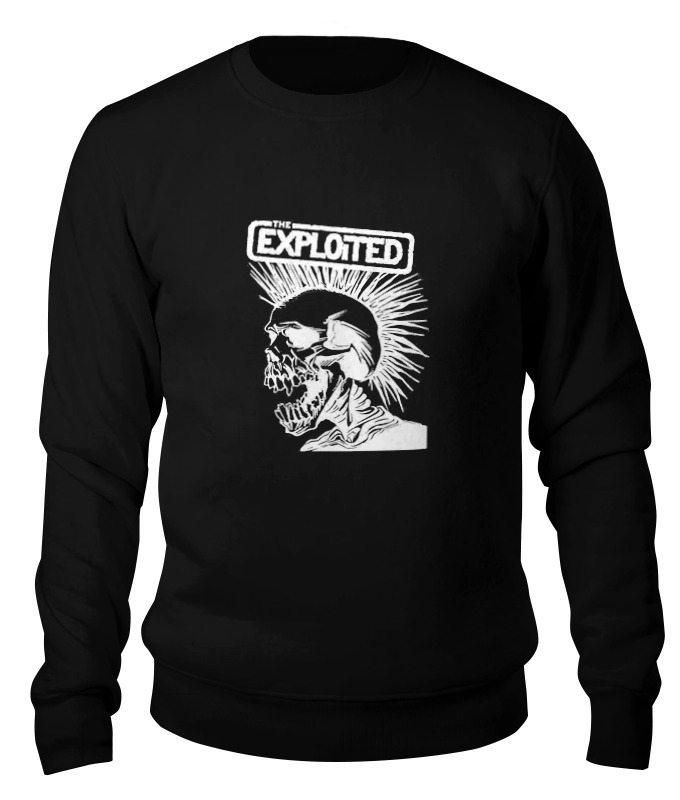 

Свитшот унисекс Printio The exploited черный XL, The exploited