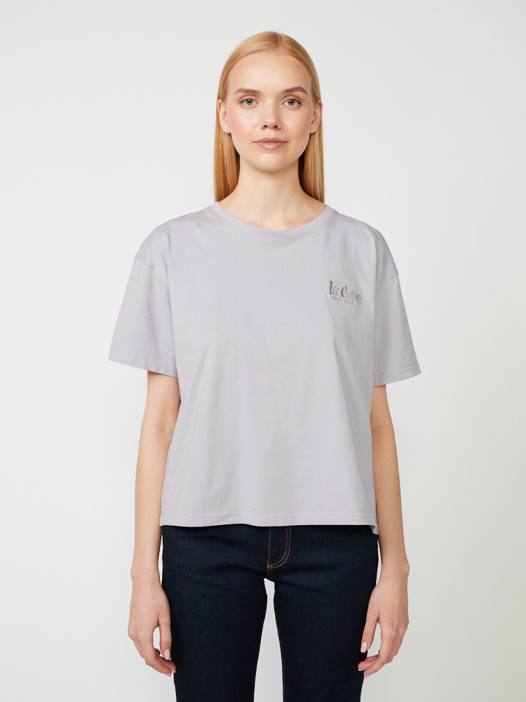 

Футболка женская Lee cooper MT4A122585BSFC1 серая S, Серый, MT4A122585BSFC1
