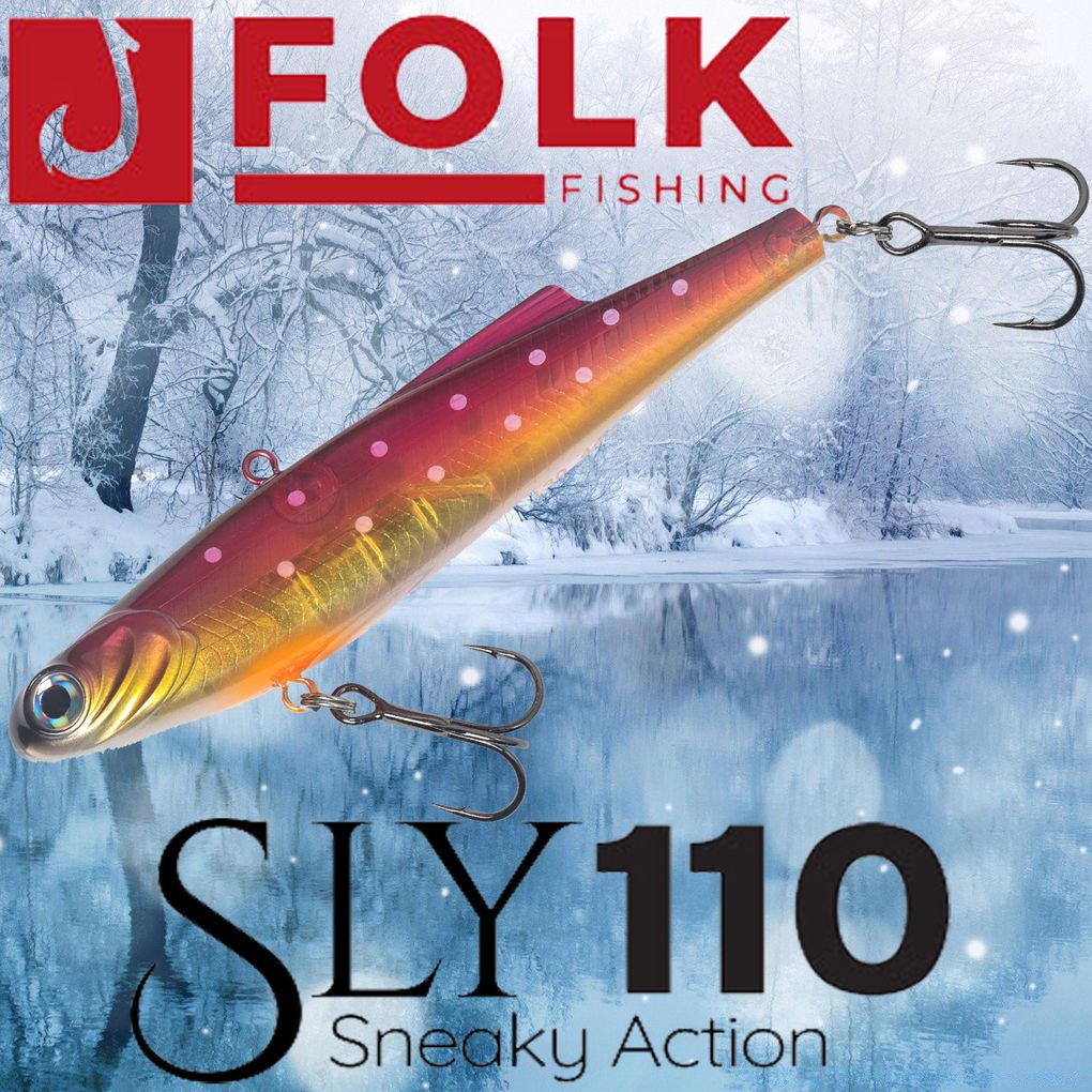 

Воблер Folkfishing (Vib) Sly 110мм 36гр #FVS-16, Розовый;желтый, (Vib) Sly 110мм 36гр